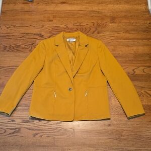 Kasper Mustard Blazer for Women